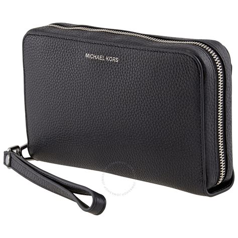 michael kors wallet small zip around|Michael Kors wristlet wallet black.